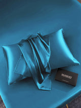 [Kungsblått] SilkSilky-SE 19Momme Rent Silke Pillowcase 005