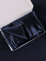 [Mörkblå] SilkSilky-SE 19Momme Rent Silke Pillowcase 006