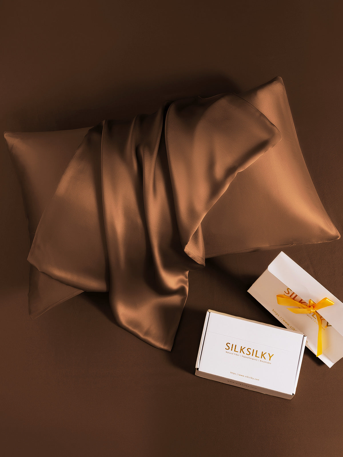 [Kaffe] SilkSilky-SE 19Momme Rent Silke Pillowcase 005