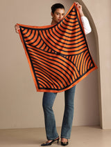 [Orange Bågar] SilkSilky-SE Halsduka 005