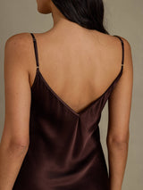 [Kaffe] SilkSilky-SE Spaghetti Strap V Neck Nattlinne 005