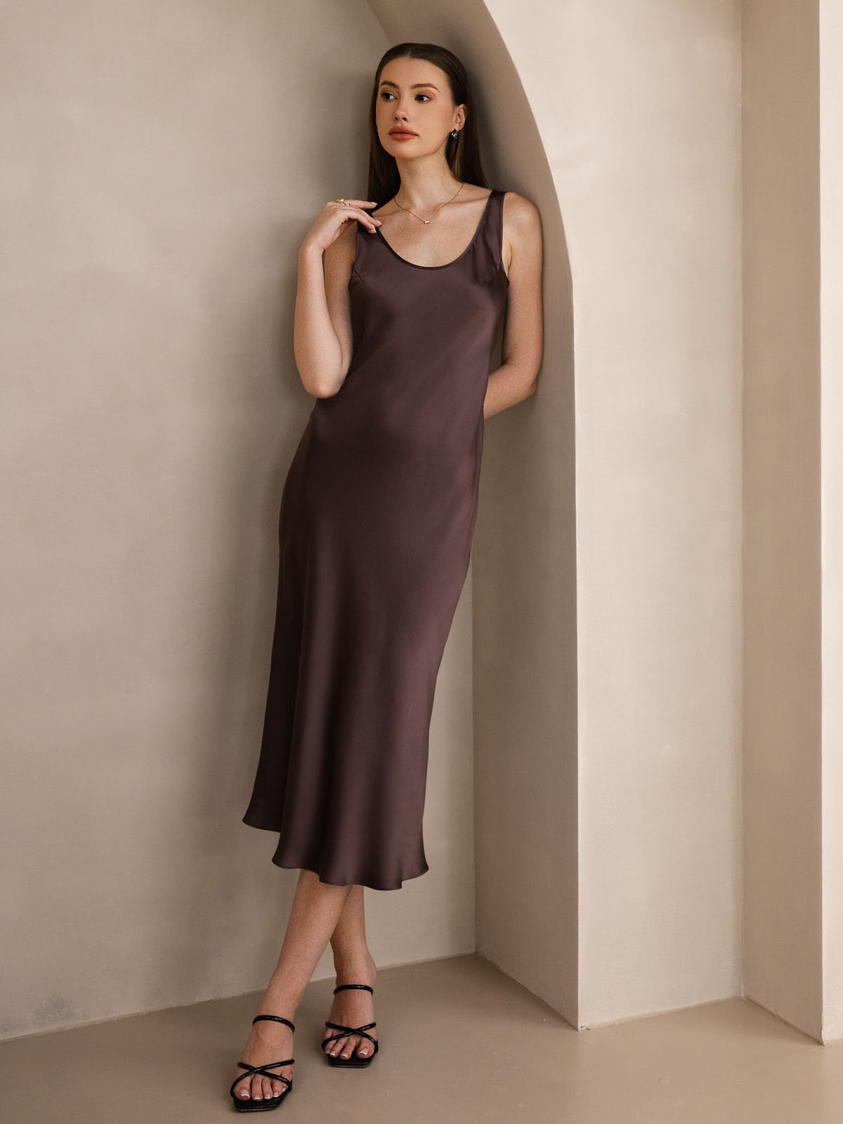 [Kaffe] SilkSilky-SE Rent Silke Dress 006