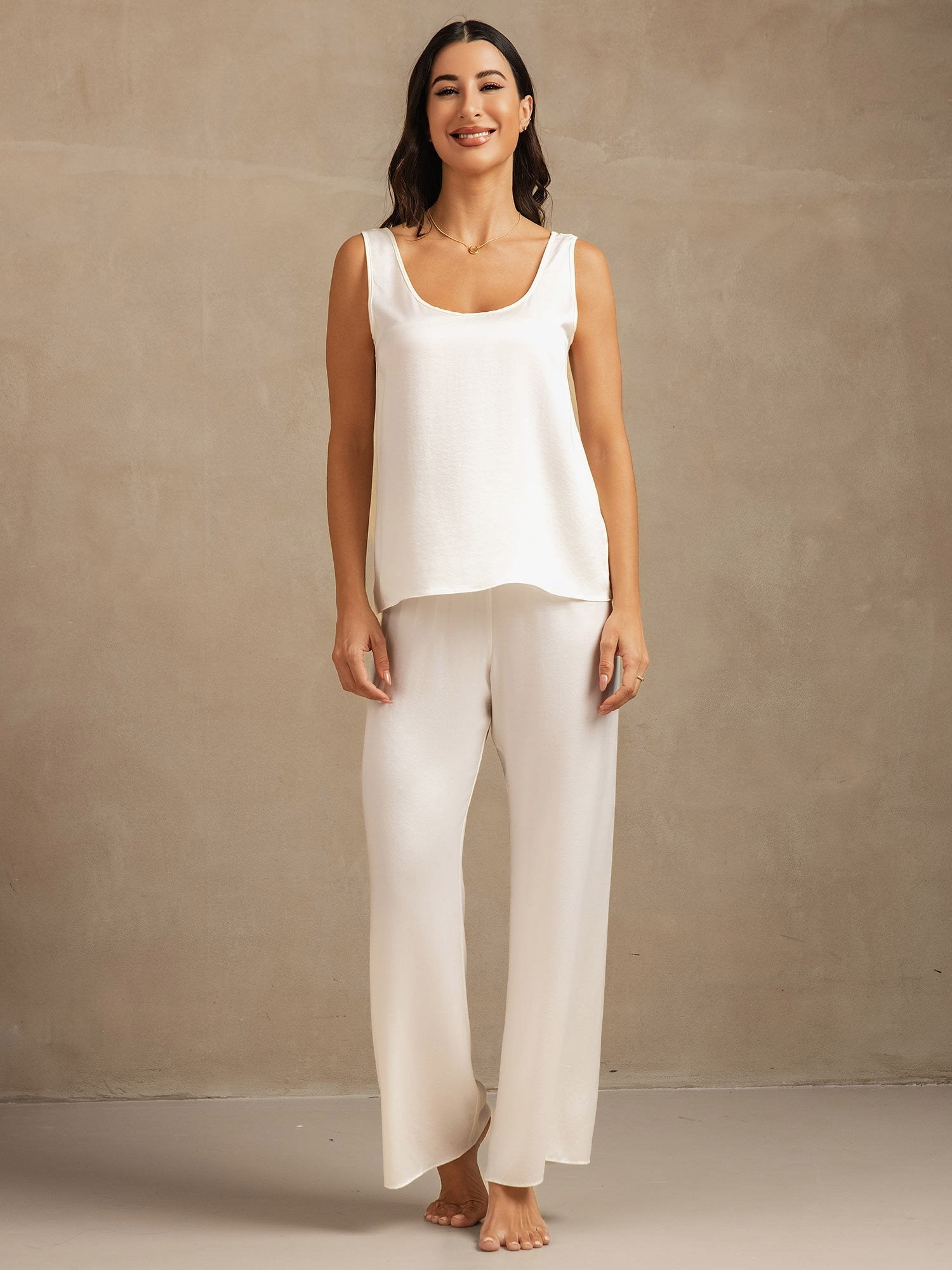 [Vit] SilkSilky-SE 19Momme Silke Womens Pajamas 001,