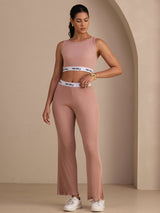 [Rosa] SilkSilky-SE Sleeveless Crew Neck Women's Outfit Sets 001