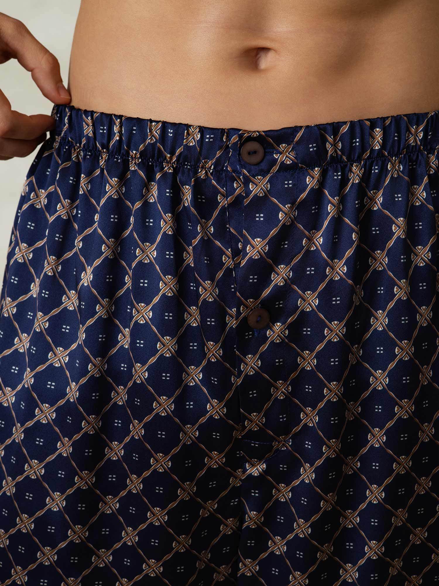 [Marin Kedja] SilkSilky-SE Rent Silke Mens Sleep Bottoms 006,