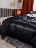 SilkSilky SE 19Momme Rent Silke Duvet Cover Svart 002