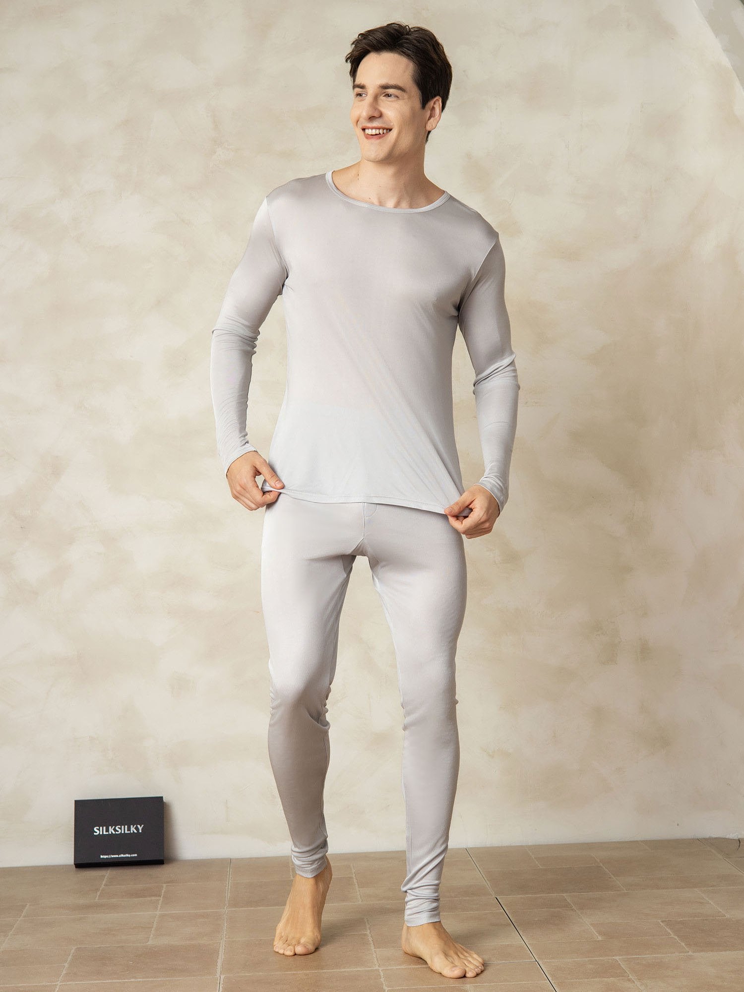 [Silver] SilkSilky-SE Silke Mens Pajamas 003