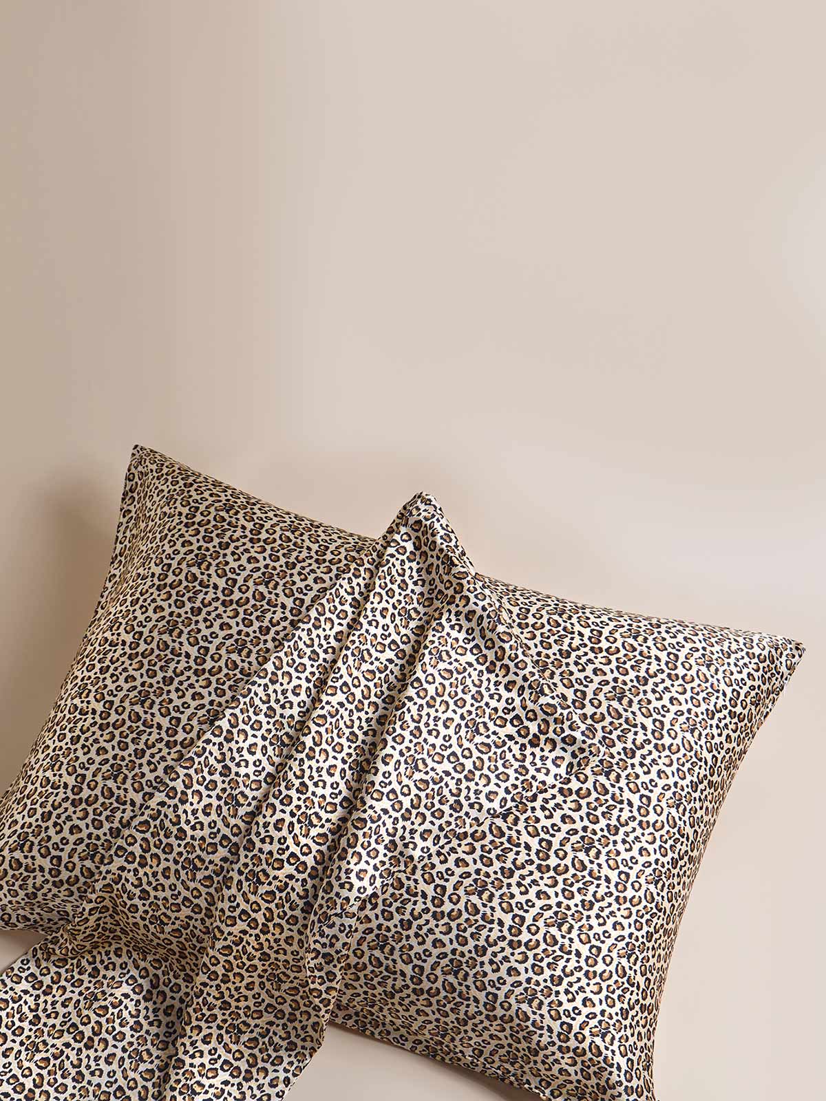 [Leopard] SilkSilky-SE 19Momme Rent Silke Pillowcase 004