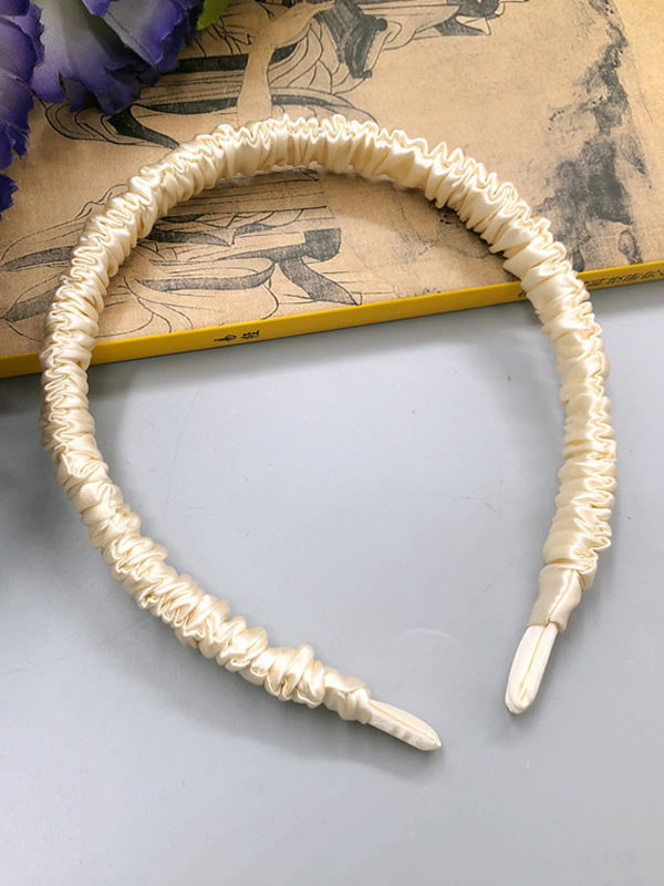 [Beige] SilkSilky-SE 19Momme Rent Silke Scrunchie 003