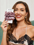 SilkSilky SE 19Momme Rent Silke Scrunchie BlekMauve 001