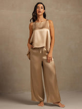[Champagne] SilkSilky-SE Sleeveless Dam Pyjama 007