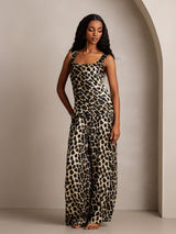 [Leopard] SilkSilky-SE Rent Silke Camisole Set 001,