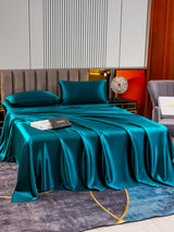[Kungsblått] SilkSilky-SE 22Momme Rent Silke Bedding Set 005,