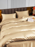 SilkSilky SE 22Momme Rent Silke Bedding Set Beige 004