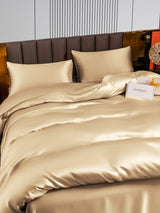 [Beige] SilkSilky-SE 22Momme Bäddset 004