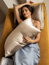 [Beige+Kaki] SilkSilky-SE 19Momme Rent Silke Pillowcase 004