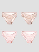 [Beige+Ljusrosa] SilkSilky-SE Underkläder 003
