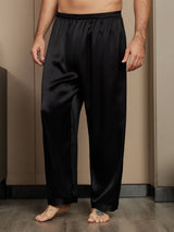 [Svart] SilkSilky-SE Men's Sleep Shorts 001