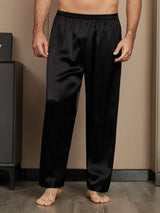 [Svart] SilkSilky-SE Men's Sleep Shorts 003