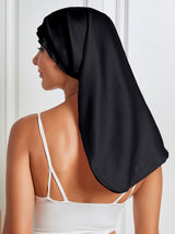[Svart] SilkSilky-SE Rent Silke Sleep Cap 006