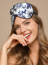 [Blå] SilkSilky-SE 19Momme Eye Mask 001