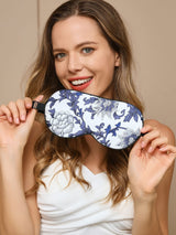 [Blå] SilkSilky-SE 19Momme Eye Mask 002