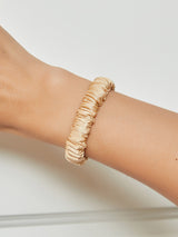 [Champagne] SilkSilky-SE Scrunchie 001