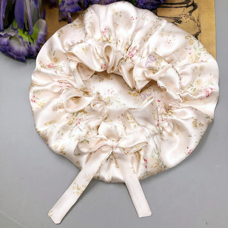 [Floral] SilkSilky-SE Rent Silke Sleep Cap 005