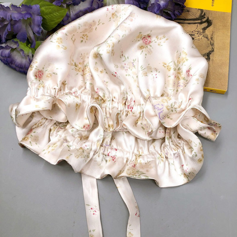 [Floral] SilkSilky-SE Rent Silke Sleep Cap 006