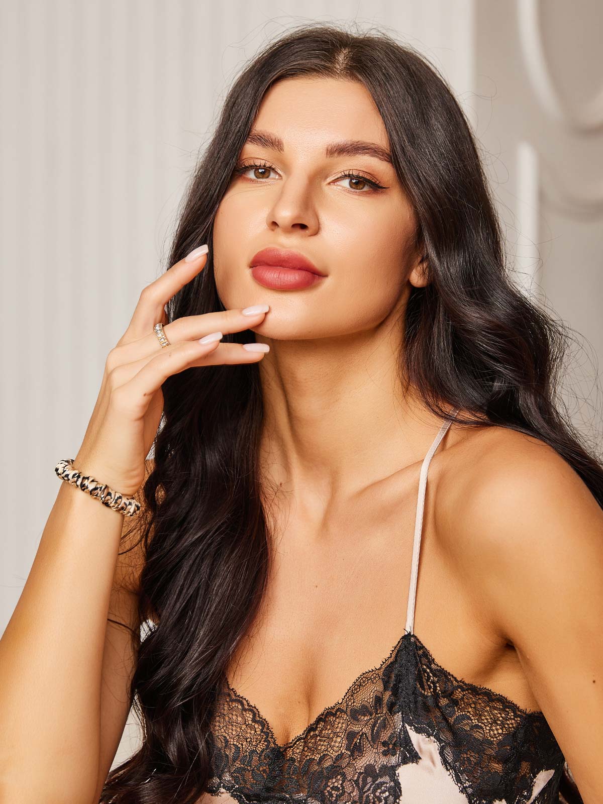 [Leopard] SilkSilky-UK Pure Silk Scrunchie 003