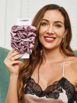 [Blek Mauve] SilkSilky-SE Scrunchie 001