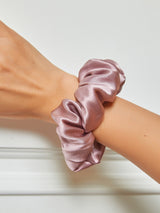 [Blek Mauve] SilkSilky-SE Scrunchie 001
