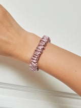 [Blek Mauve] SilkSilky-SE Scrunchie 001