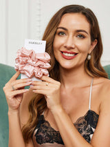 [Rosa] SilkSilky-SE Scrunchie 002