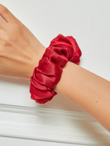 [Röd] SilkSilky-SE Scrunchie 001