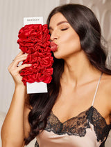 [Röd] SilkSilky-SE Scrunchie 002