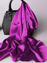 [Lila] SilkSilky-SE Halsduka 001