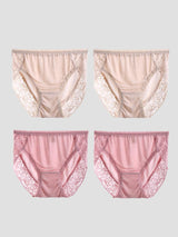 [Beige+Rosa] SilkSilky-SE Underkläder 003