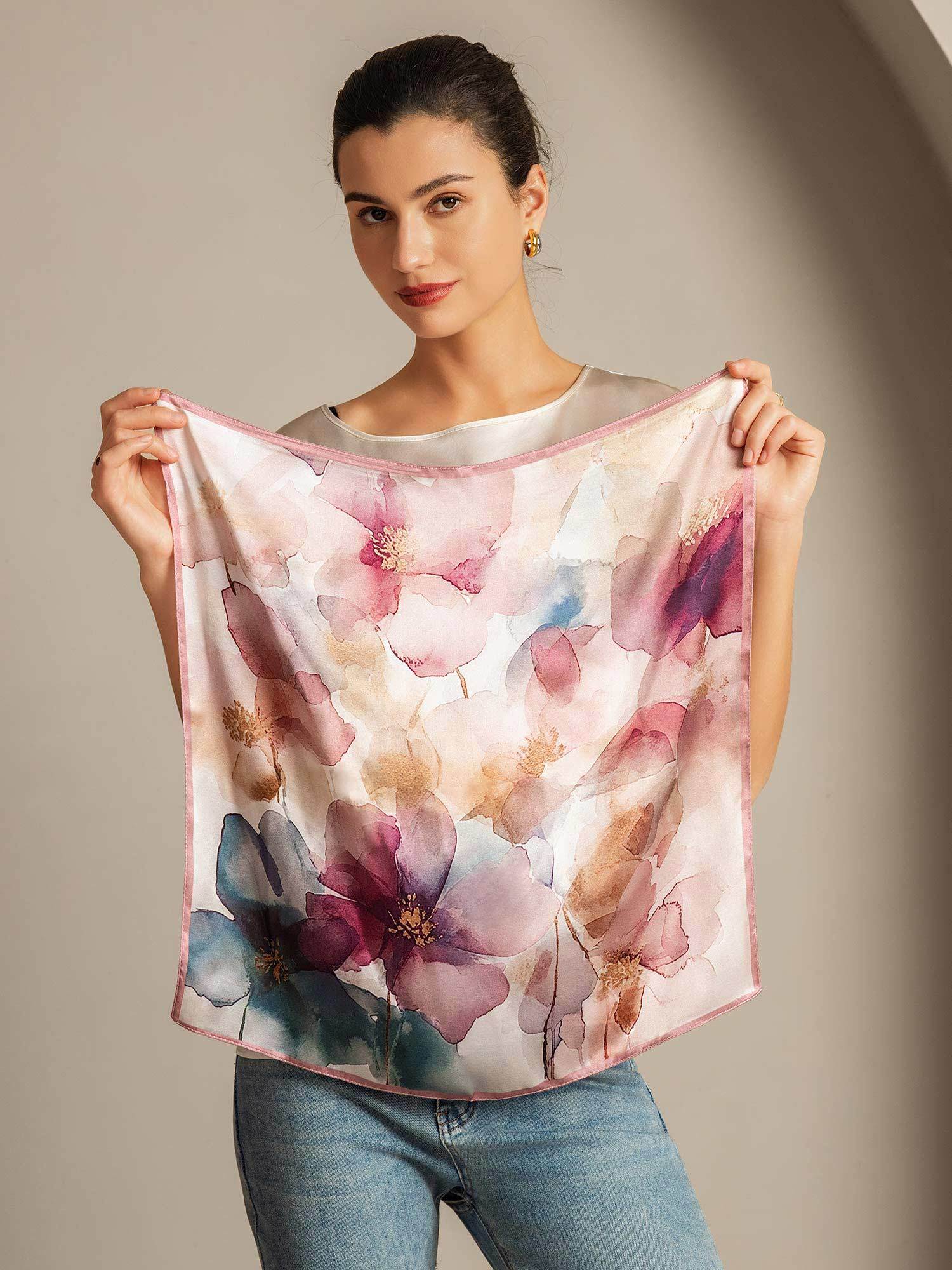 [P102] SilkSilky-SE Rent Silke Scarf 006,