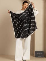 [Svart] SilkSilky-SE Scarf 004