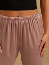 [Persikohud] SilkSilky-SE 19Momme Women's Sleep Pants 004