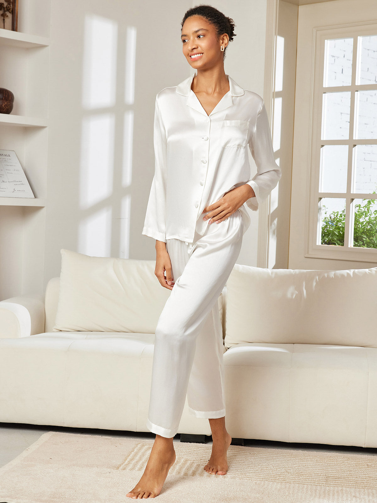 [Vit] SilkSilky-SE Rent Silke Womens Pajamas 004,