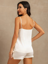 [Vit] SilkSilky-SE 19Momme Silke Spaghetti Rem Camisole Set 002