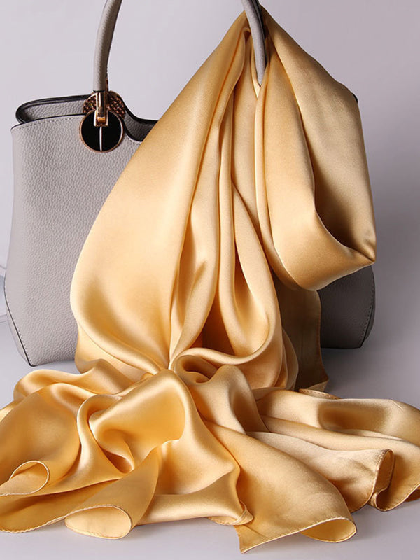 SilkSilky-SE Rent Silke Scarf Champagne 002