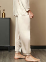 [Tan] SilkSilky-SE Rent Silke Mens Sleep Bottoms 002,