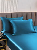 [Kungsblått] SilkSilky-SE 19Momme Rent Silke Pillowcase 003