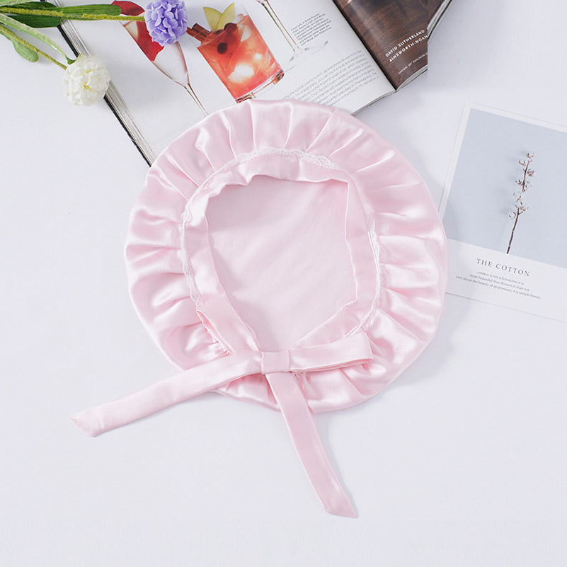 SilkSilky-SE Rent Silke Sleep Cap Ljusrosa 003