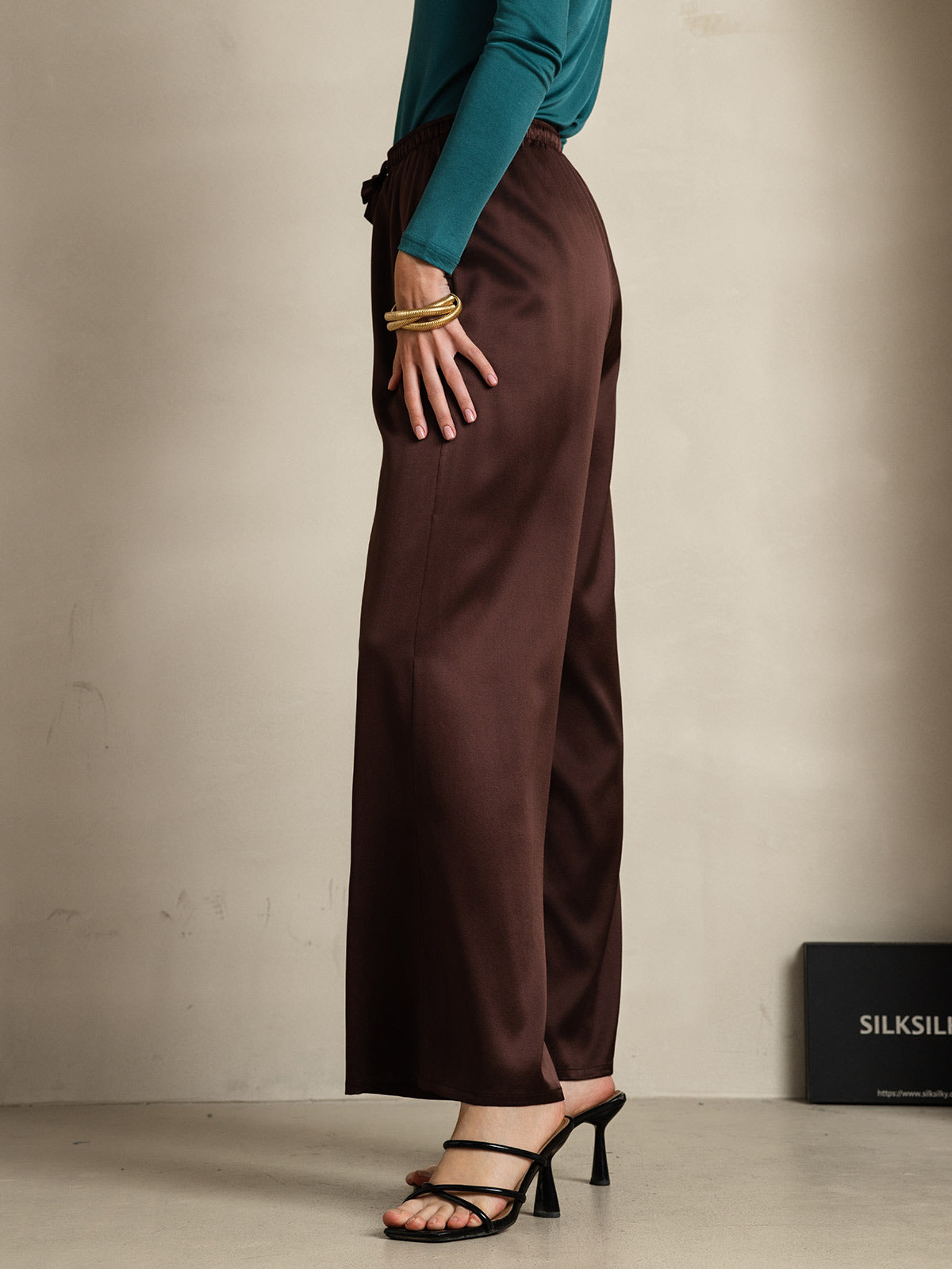 [Kaffe] SilkSilky-SE Rent Silke Womens Pants 005