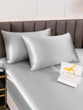 SilkSilky-SE 19Momme Rent Silke Pillowcase Silver 001