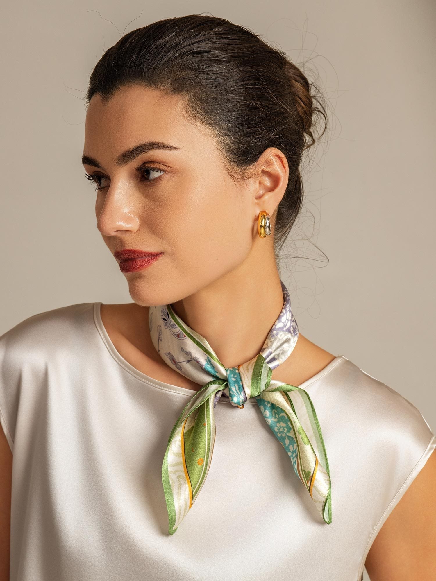 [P100] SilkSilky-SE Rent Silke Scarf 002,